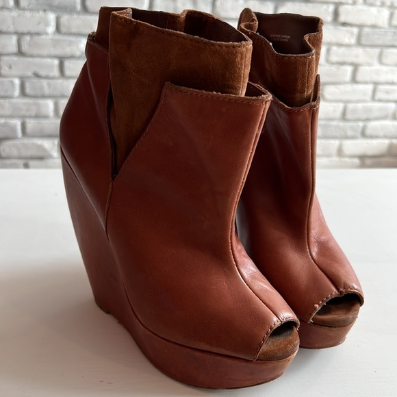 Joe jeans peep toe booties size 8 - Picture 1 of 8